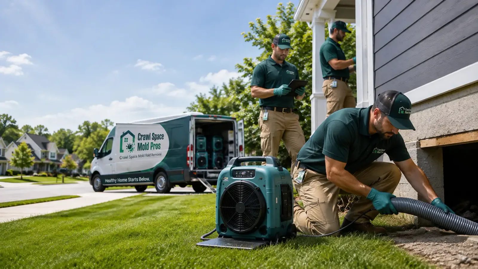 Crawl Space Mold Removal in Oakdale, IL